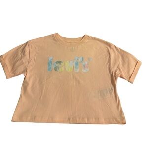 Levi's Kids Light Orange Cropped top